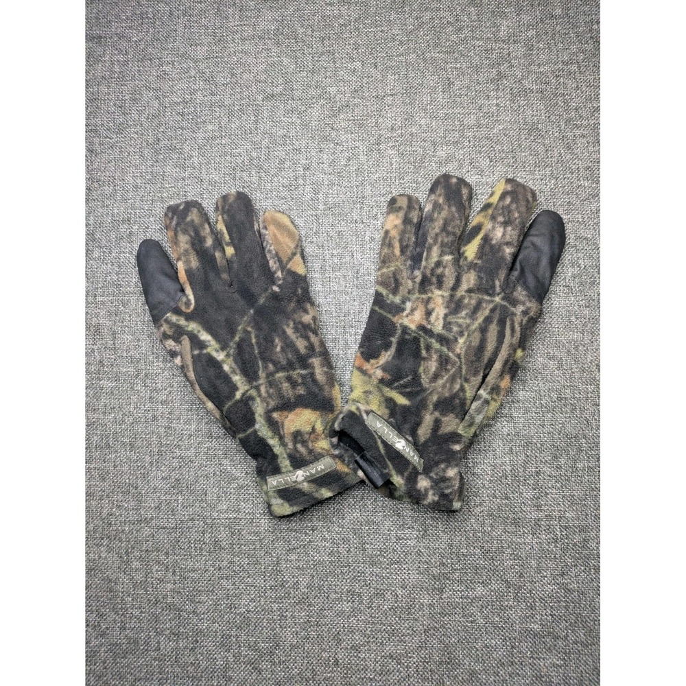 Manzella Mens Insulated Thinsulate Camouflage Hunting Gloves Size Large Winter
